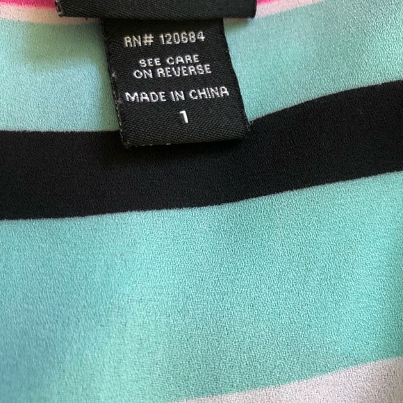 Torrid size 1 stripped sleeveless top - Picture 4 of 4